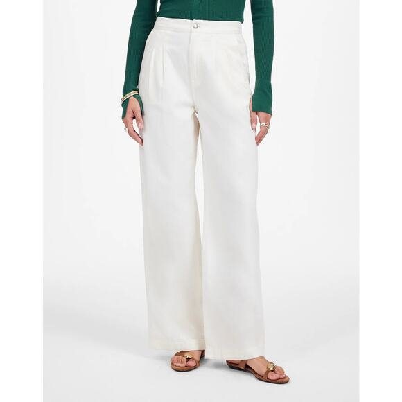 NWOT Madewell The Harlow Wide-Leg Jean Airy Denim Edition White Size 25 NU034 - Picture 2 of 6